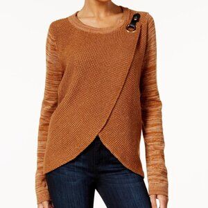 I.N.C. Surplice Asymmetrical Sweater‎ Cardigan size S